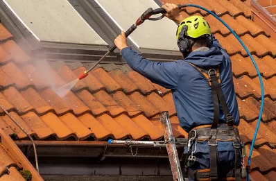 Démoussage et hydrofuge de toiture à Choye